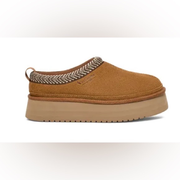 Koolaburra Shoes - Koolaburra by UGG || NEW IN BOX: Burree Platform Slipper (Chestnut)